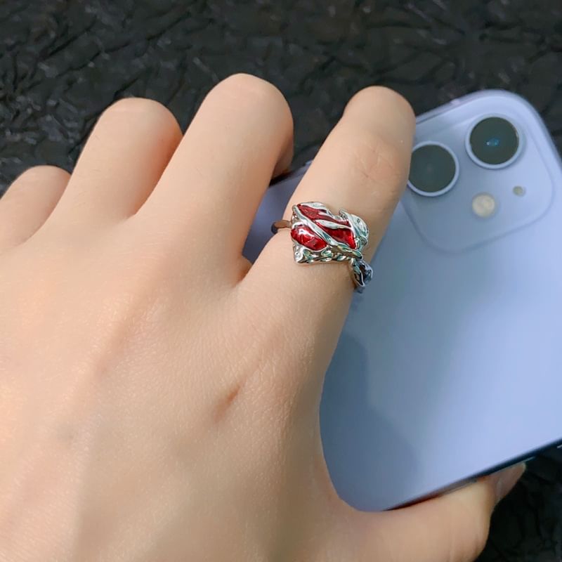 Gemstone Irregular Ring Open