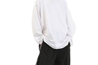 Low Waist Striped Zip-Up  Loose-Fit Wide-Leg Sweatpants