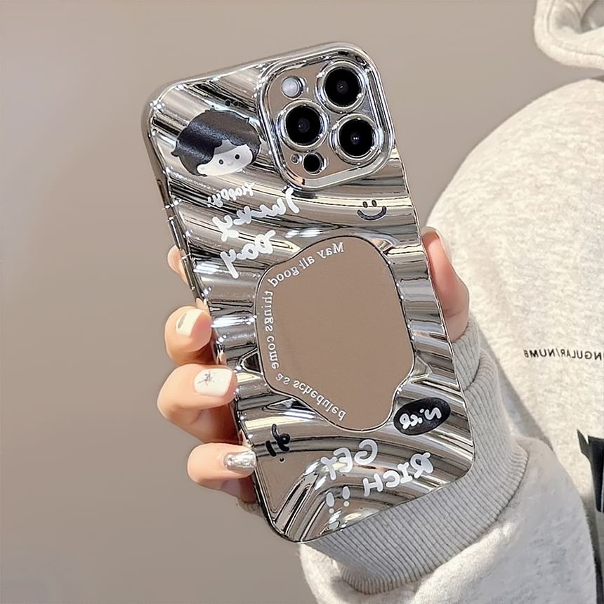 Cartoon Mirrored Phone Case