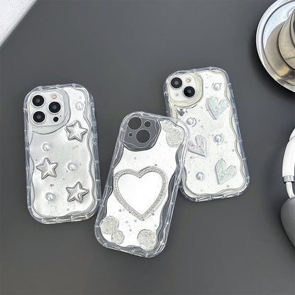 Phone Mirrored Case Heart