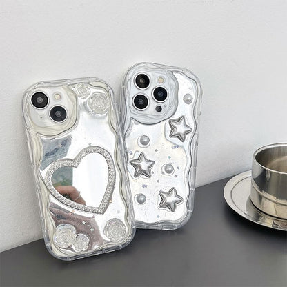 Phone Mirrored Case Heart
