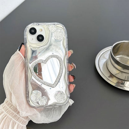 Phone Mirrored Case Heart