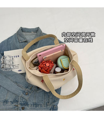 Sac fourre-tout brodé avec lettres