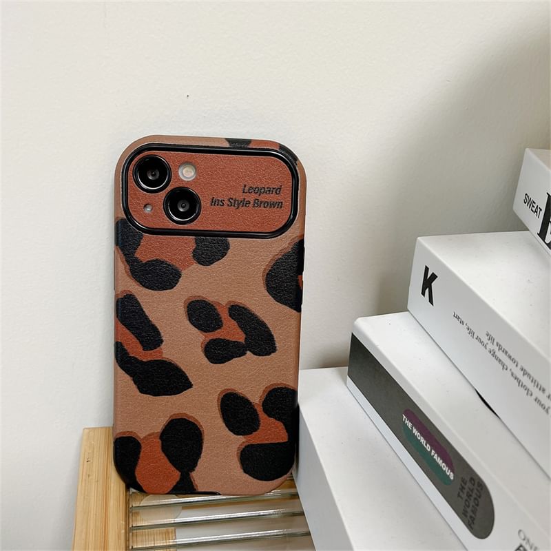Case Leopard Print Phone