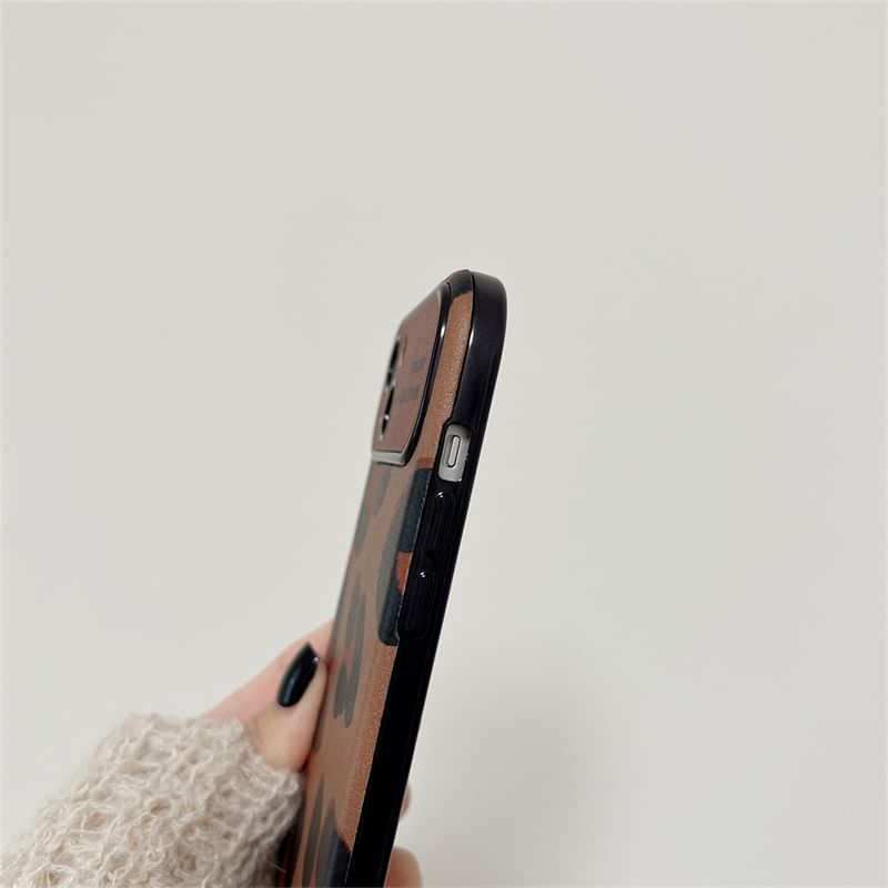 Case Leopard Print Phone
