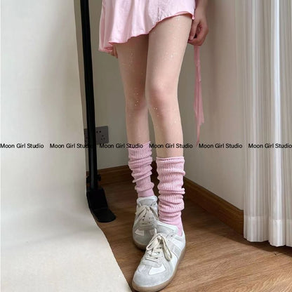 Collants à paillettes / chaussettes souples