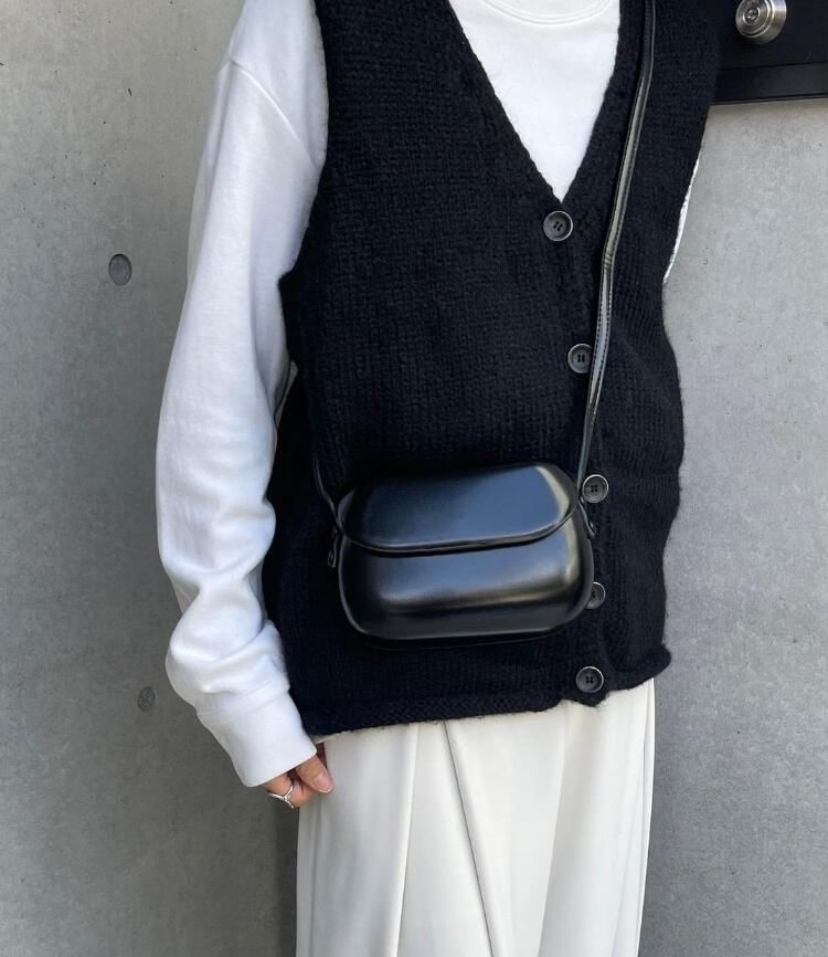 Faux Crossbody Flap Leather Plain Bag