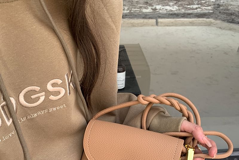 Leather Faux Bag Flap Crossbody Plain