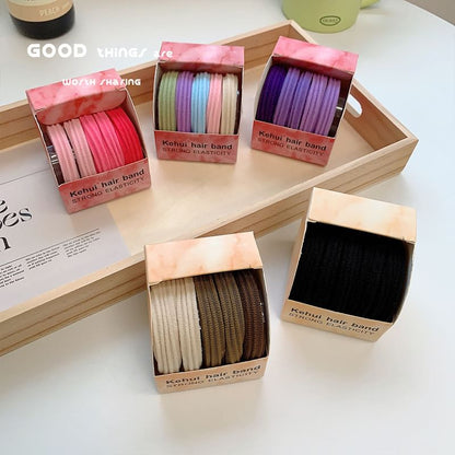 Plain Hair Tie Set