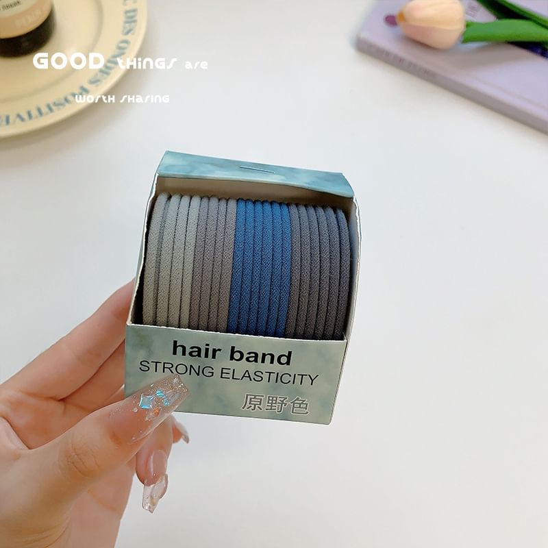 Plain Hair Tie Set