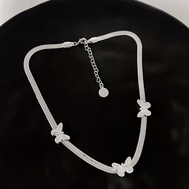 Butterfly Choker Alloy