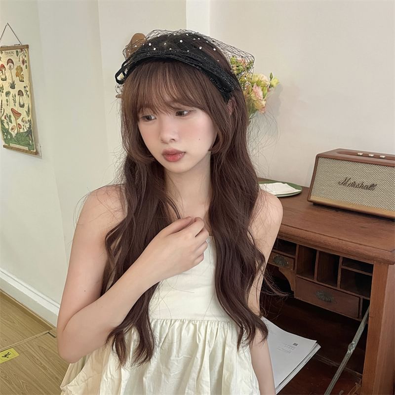 Mesh Rhinestone Headband