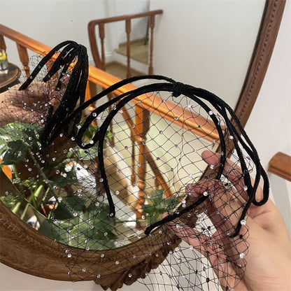Mesh Rhinestone Headband