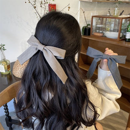 Hair Fabric Clip Bow
