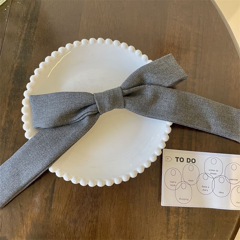 Hair Fabric Clip Bow