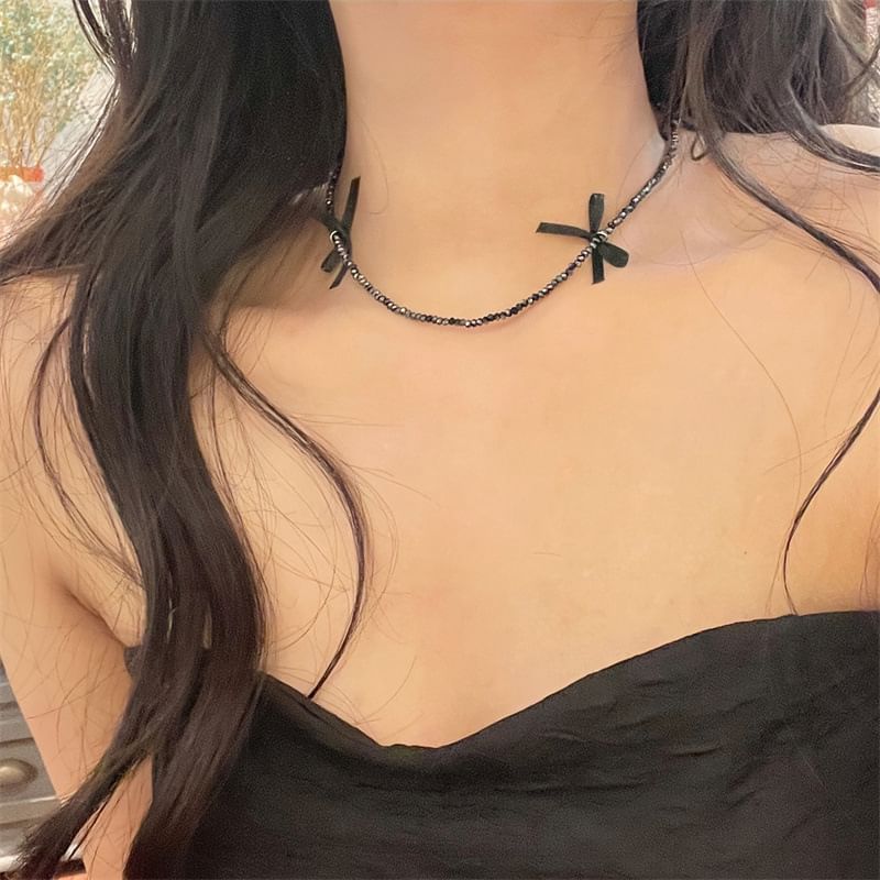 Ribbon Alloy Choker