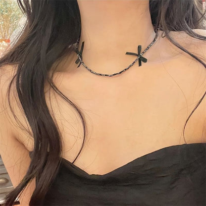 Ribbon Alloy Choker