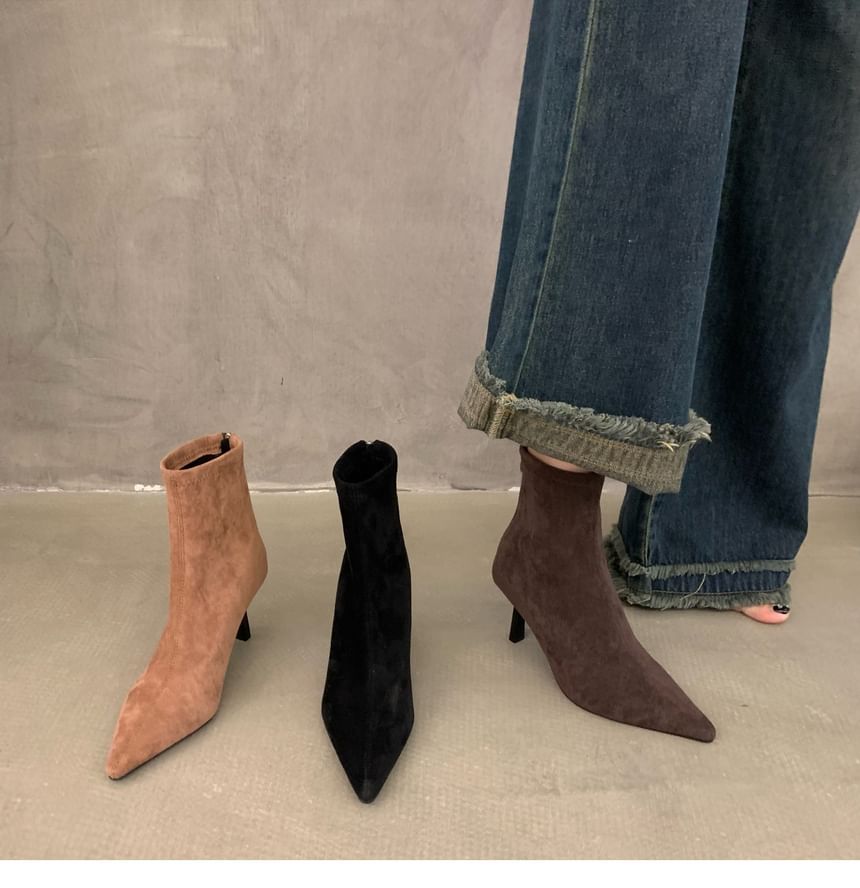 Pointy Boots High Heel Short