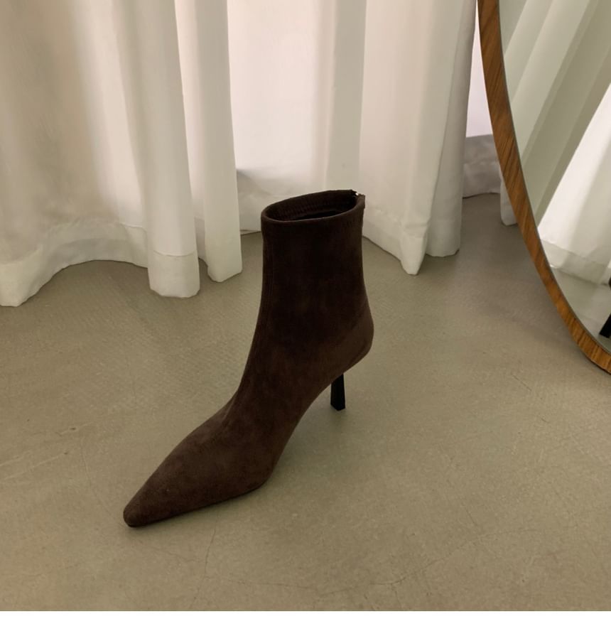 Pointy Boots High Heel Short