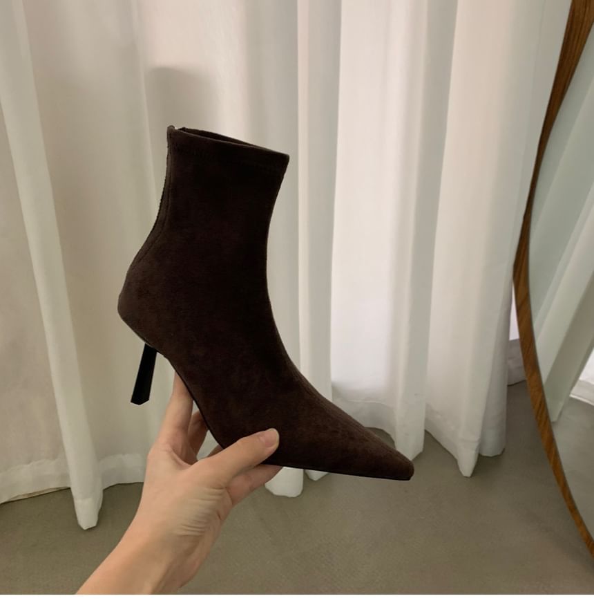 Pointy Boots High Heel Short