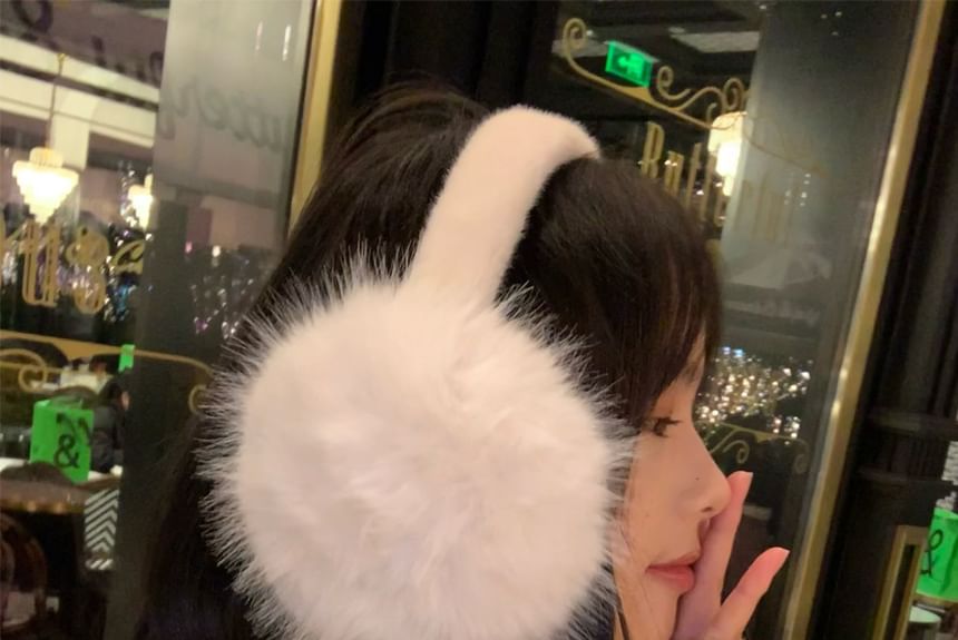 Earmuffs Fluffy Plain