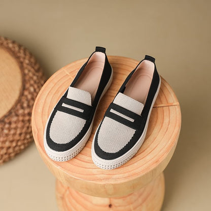 Platform Trim Contrast Slip-Ons