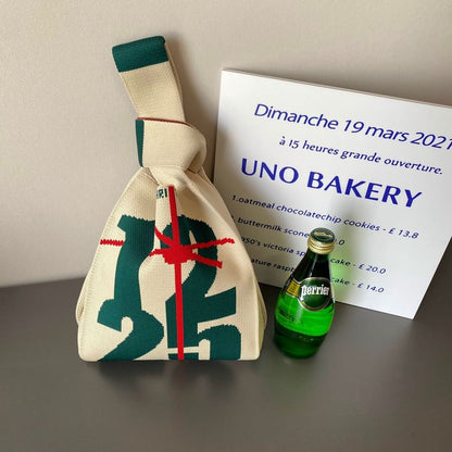 Small Knit Various Bag Designs Christmas ( ) Tote