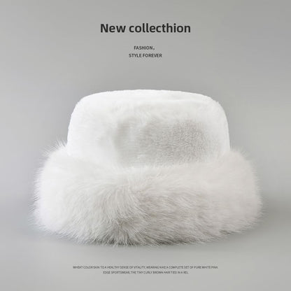 Faux Fur Hat Plain