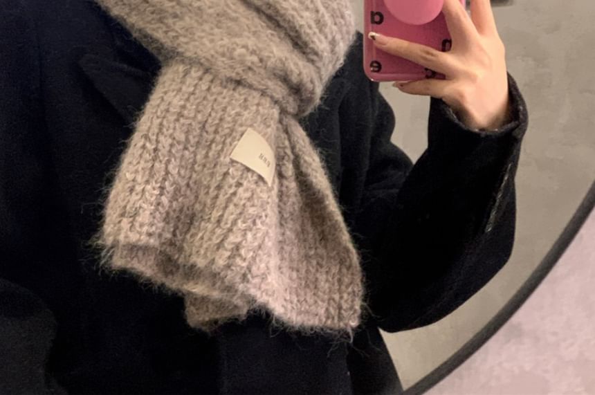 Plain Knit Scarf