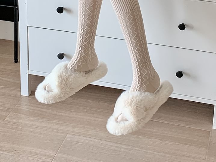 Set of 2 Pairs: Plain Knee High Socks