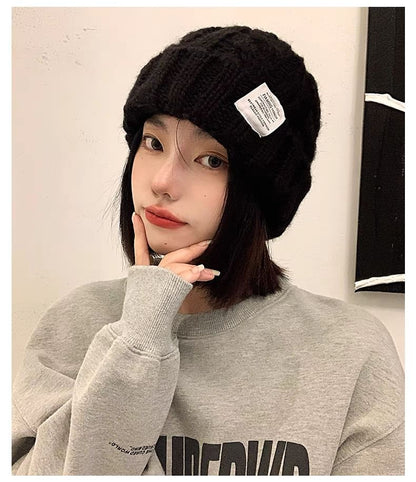 Beanie Knit Lettering Applique