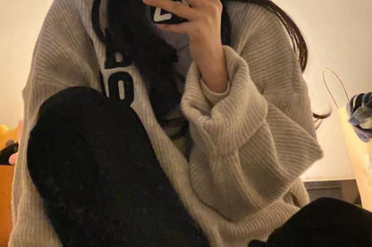 Beanie Knit Lettering Applique