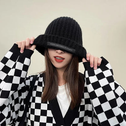 Beanie Knit Lettering Applique