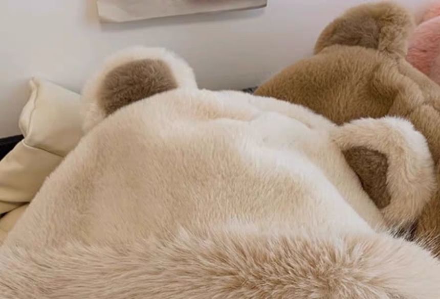 Ear Bear Hat Bonnet Fluffy