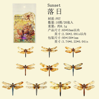 Dragonfly PET Sticker