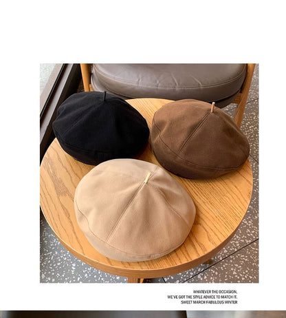 Beret Plain Panel