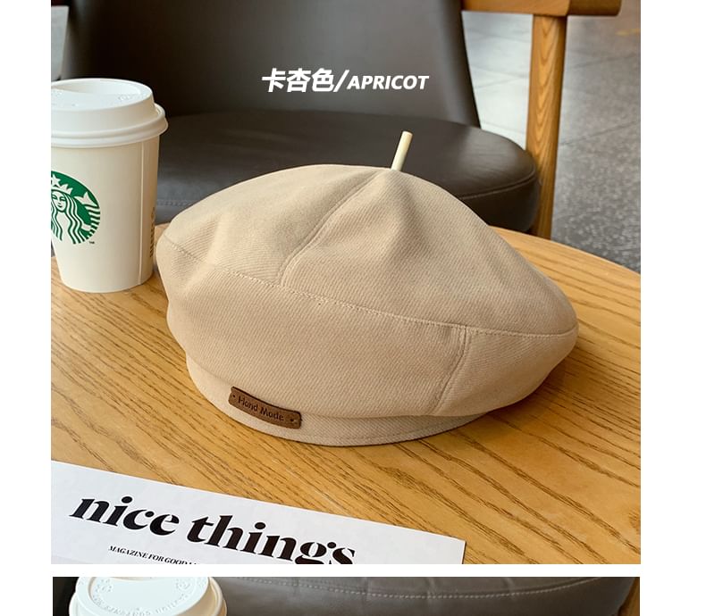 Beret Plain Panel