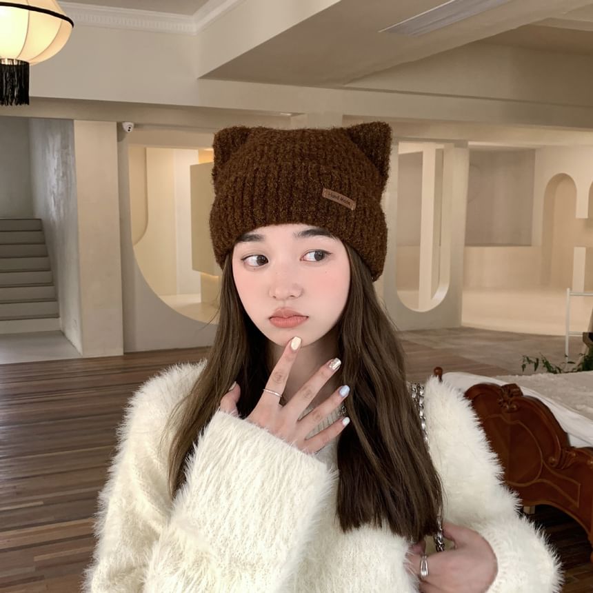 Cat Beanie Knit Ear