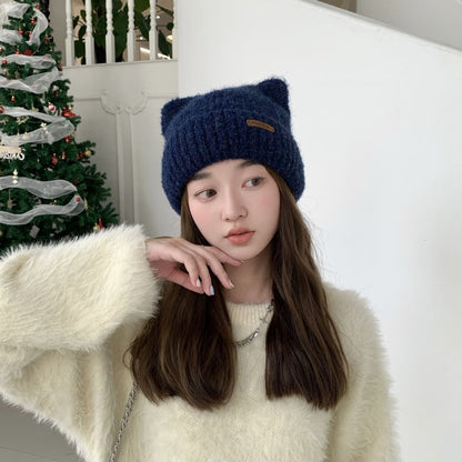 Cat Beanie Knit Ear