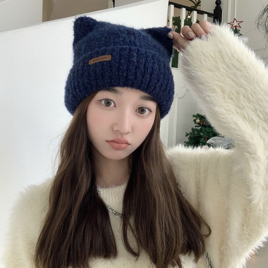 Cat Beanie Knit Ear