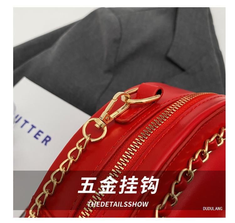 Heart Crossbody Bag Chained