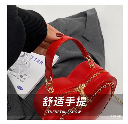 Heart Crossbody Bag Chained