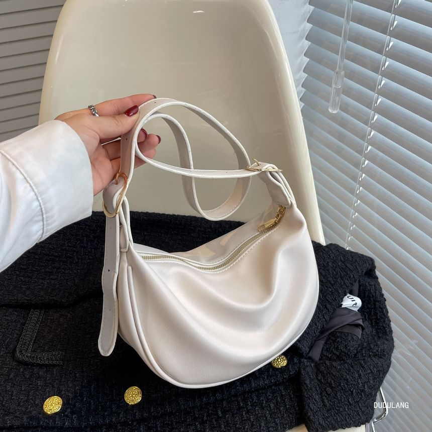 Contrast Crossbody Bag Trim Faux Leather