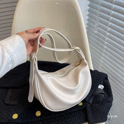 Contrast Crossbody Bag Trim Faux Leather