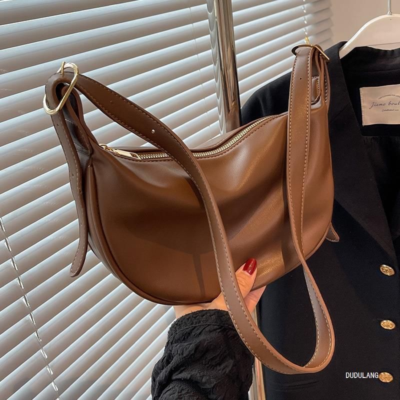 Contrast Crossbody Bag Trim Faux Leather