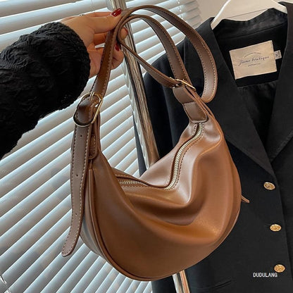 Contrast Crossbody Bag Trim Faux Leather