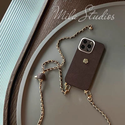 Houndstooth Case Phone Bow