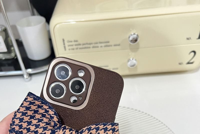 Houndstooth Case Phone Bow