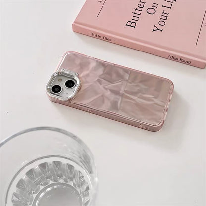 Holographic Textured Case Stand Phone