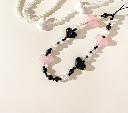Phone Heart Strap Bead